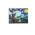 Wholesale Van Gogh Oil Painting Star Brooch Art Creative Pin Art Retro Romantic Star Sky Soft Enamel Pin