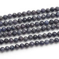 Natural Faceted Sapphire Beads Real Semi-precious Stones Beads for Jewelry Making 6MM 38CM