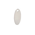AA01571 12x5mm Stainless Steel Oval Rose Gold Plated Necklace Bracelets Engraved Charms for Jewelry Making Pendant Logo Tags