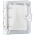 PVC Notebook Accessory Sheet Shell Office School Transparent Concise 3 Holes Binder Planner Cover