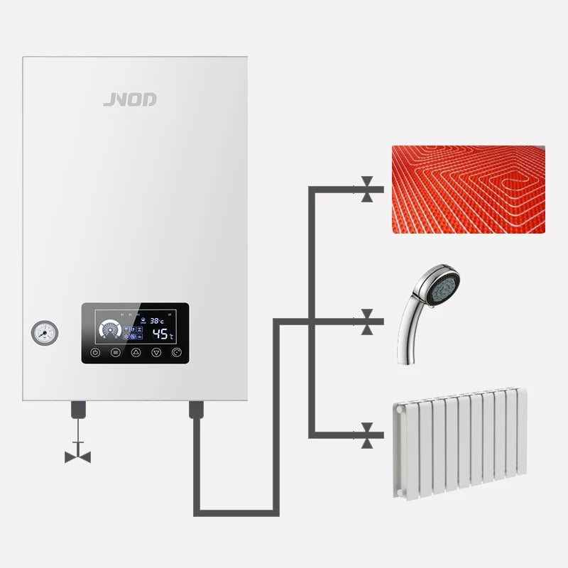 CE Certificate JNOD Electric Heating Boiler for Radiant Floor Heating and Hot Water