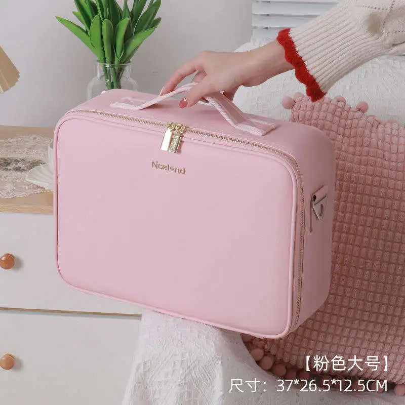 New Product Is Detachable Mirror Portable Led Makeup Bag 3 Colors Adjustable Brightness Led Makeup Box