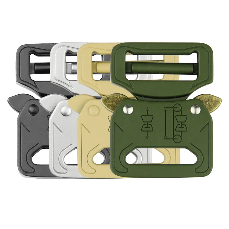 27mm Metal Adjustable Slide Bag Buckles Tactical Heavy Duty Buckle 1inch Quick Release Backpack Buckle Replacement