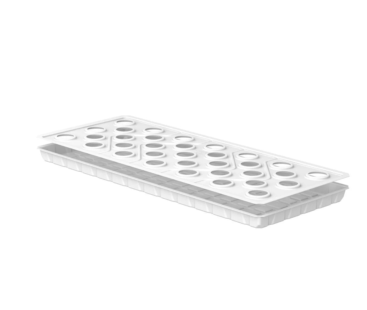 Vertical Farming Hydroponic Grow Tables Trays 1.2m/1.5m Multi-Layer ABS 5-Year Warranty Full System Available 35mm Holes 2.5-3mm