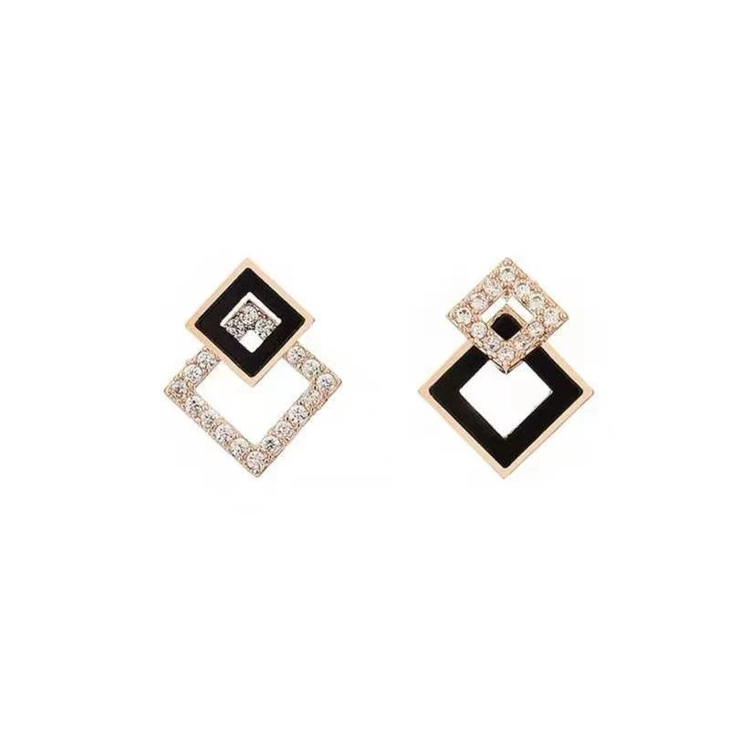 Pure Gold Luxury Earrings Gold Long Chandeliers Pave Brazilian Gemstone Earrings Stud Cuff 18k 14k Real Gold Custom