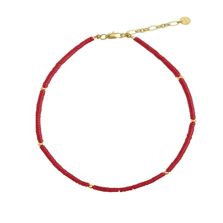 High End Jewelry Luxury Layered Necklace Natural Stone Beaded Chain Choker Necklace Jewelry