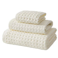Wholesale Waffle Bath Towels for Bathroom Soft Waffle Weave Bath Towel Set Quick Dry Waffle Bath Hand Towel Washcloths 3 Pcs Set