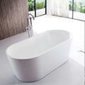 Multi-Color Resin Stone Free Standing Bath Tub Modern Design Solid Surface Acrylic Soaking Bathtub for Bathrooms
