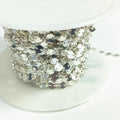 Wholesale 925 Sterling Silver 4mm Flat Charm Link Chain Fashionable DIY Findings for Bracelet & Necklace Making