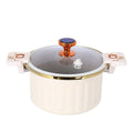 Micro Pressure Cooking Pot Large Capacity Roman Household Induction Cooker Non-stick Multifunctional Double Ear Pot Soup Pot
