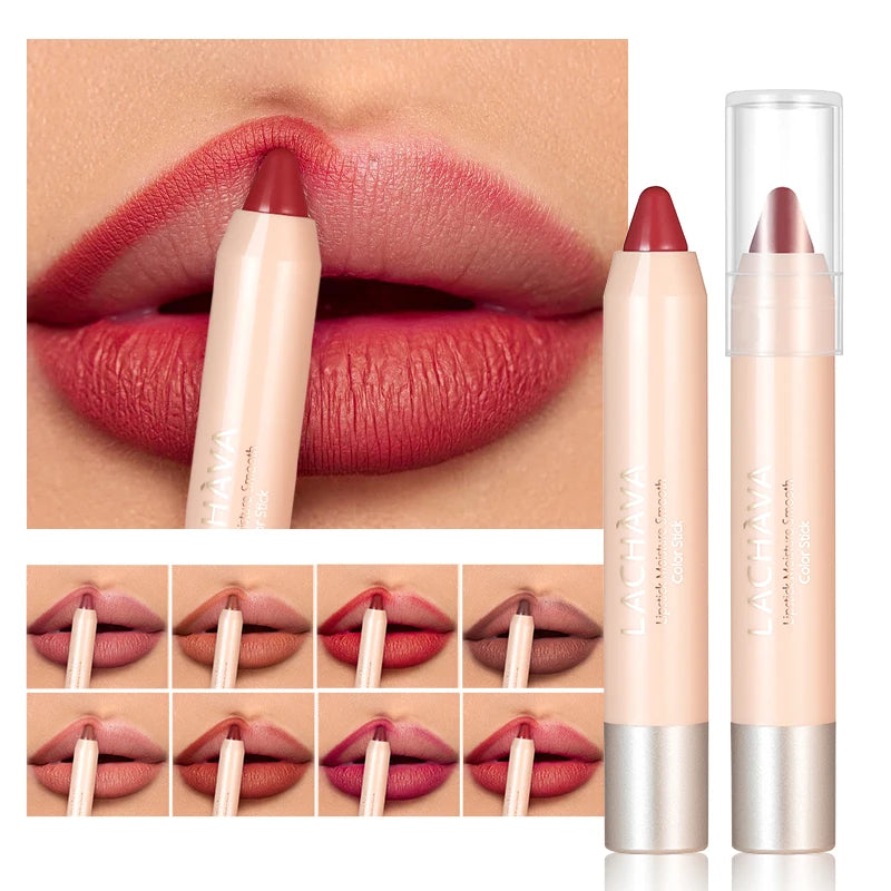 Pudaier New Hot Sales Matte Lipstick Waterproof and Moisturizing Lipstick Pen 8 Colors Lip Beauty Cosmetics Wholesale