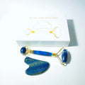 Diy Best Facial Jade Roller Massage Lapis Lazuli Roller Gua Sha Set