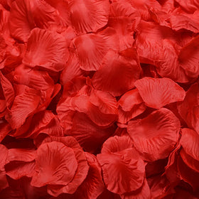 L06409 Wholesale Cheap Price Various Color Wedding Artificial Silk Satin Rose Flower Petal Decorative Rose Petal Wedding