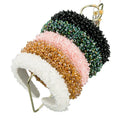 New Handmade Bling Headband Women Crystal Beaded Hairband