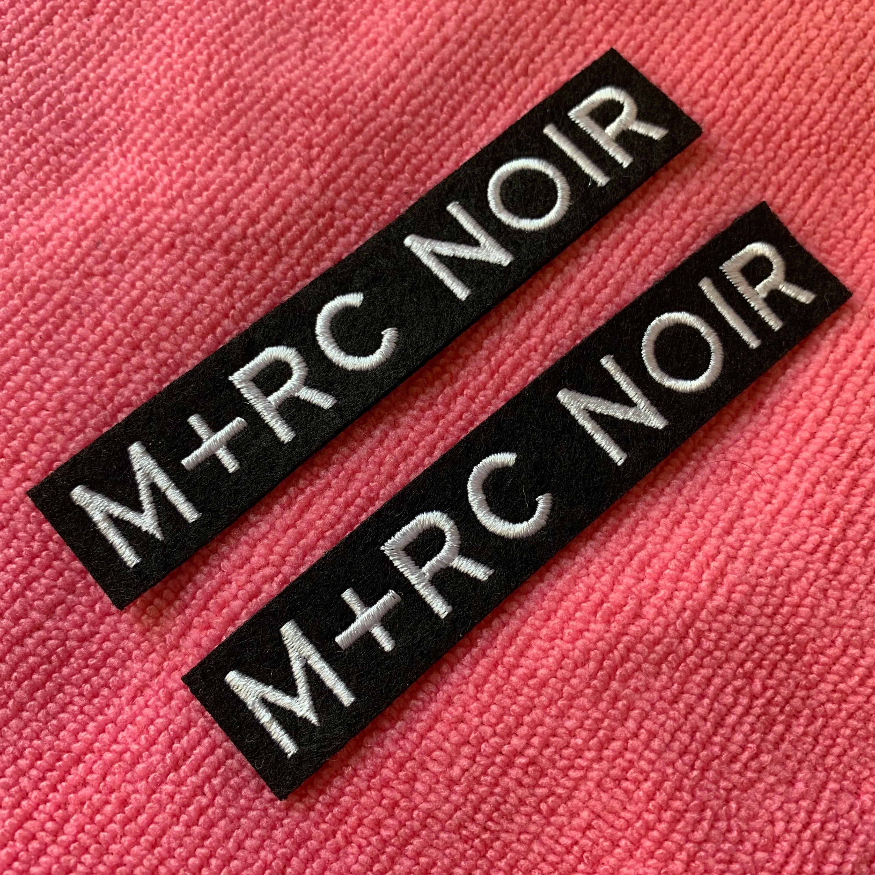 Personalized Design Felt Fabric Embroidery Label3D Brand Name logo Embroidery Patch for Outdoor Wear
