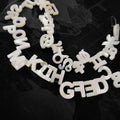 SP4195 Initial Jewelry Supplies Cabochons White Mother of Pearl Shell 26 Alphabet Letter Initial Charm Beadszodiac Sign Charms