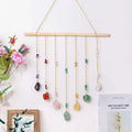 Polished Crystal Raw Stone Wind Chimes Pendant Feng Shui Style with Love Theme for Home Decor Business Gift Fashion Model