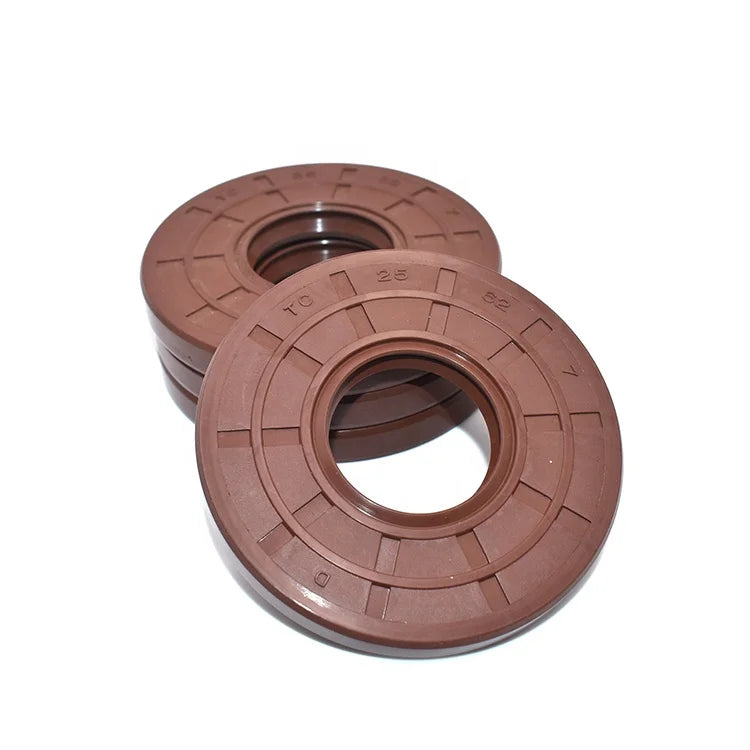 High Temperature FKM Skeleton Rubber Oil Seal Double Lip Crankshaft TC FKM Oil Seals with High Oil Resistance Feature