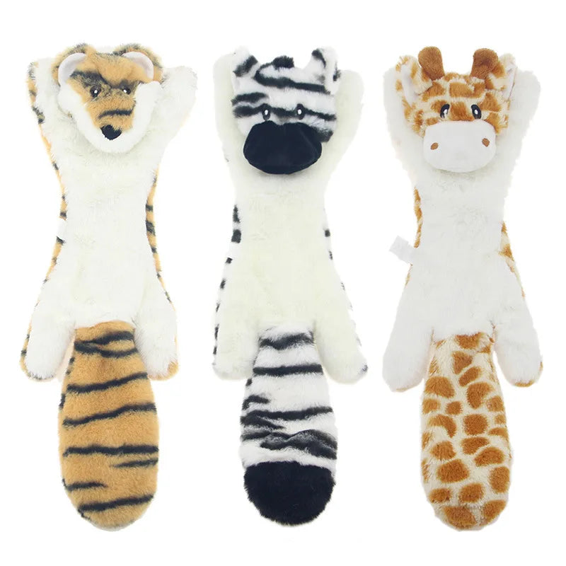 And Accessories Wholesale Custom Wild Jungle Animals Cover Durable Dog Plush Chew Pet Squeak Dog Pet Toys