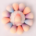 Magical Rainbow Beauty Sponge Gradient Color Makeup Sponge Beauty Puff Blender Egg for Foundation
