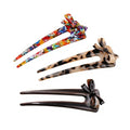 Mi Dairy Fashion butterfly Sweet Korean rainbow Color Design Custom logo Acetate Interpose Hair Combs Hair Pin Focess Big Hair f