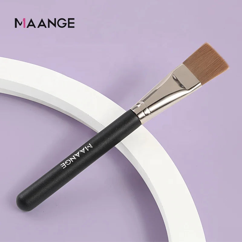 MAANGE Fine Face Mask Brush High Quality Nylon Hair Foundation Multi Functional Makeup Brush