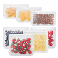 Hot Sale Eco Friendly Leakproof Reusable Freezer Liquid Silicone Food Storage Bag with Reusable Ziplock Bags