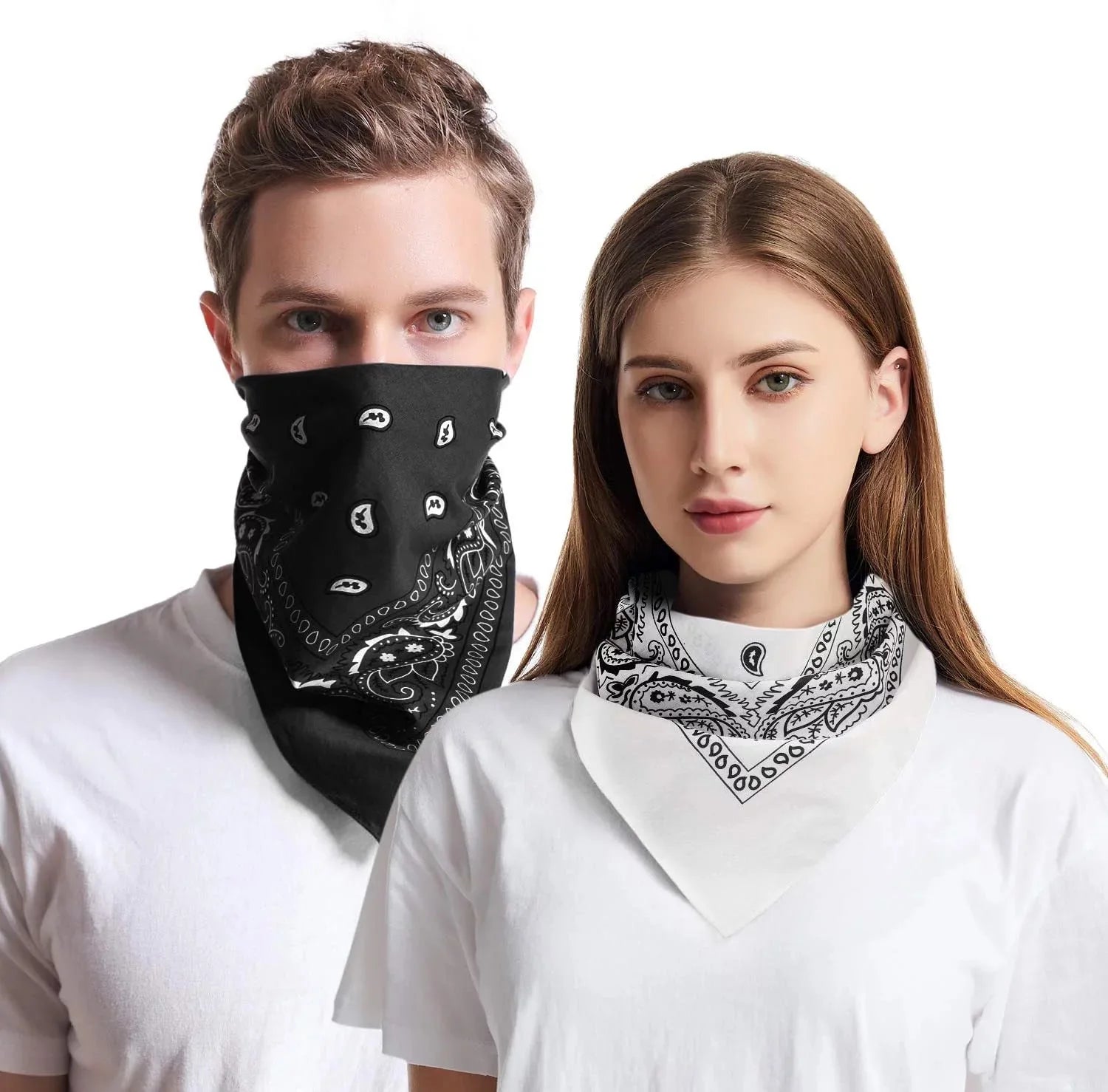 Hot Selling Customized logo OEM Printed Soft Headwear square Classic Paisley Para Perros Bandana