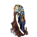 Women's 35" Satin Square Silk Like Hair Scarves and Wraps Headscarf for Sleeping