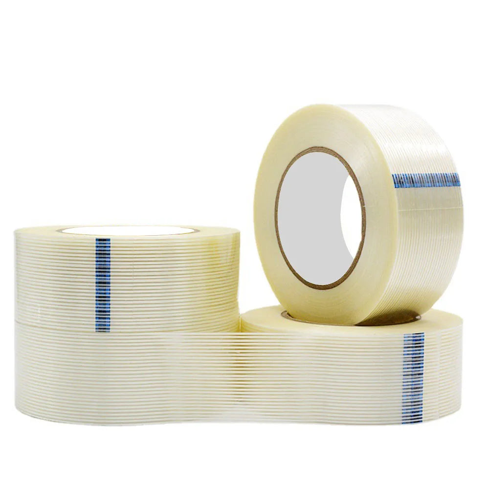 Heavy Duty Filament Strapping Tape Clear Premium Filament Tape Fiberglass Filament Tape for Wrapping Shipping