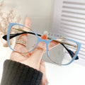 Women's Designer Square Cat Eye Optical Frames with Photochromic Lens Custom Logo Anti-Reflective Light Blocking Eyeglasses