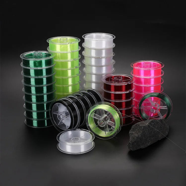 Wholesale Reservoir Pond Durable Transparent Colored Nylon Fishing Line Floating Line for River Lake Stream Fishing Made China