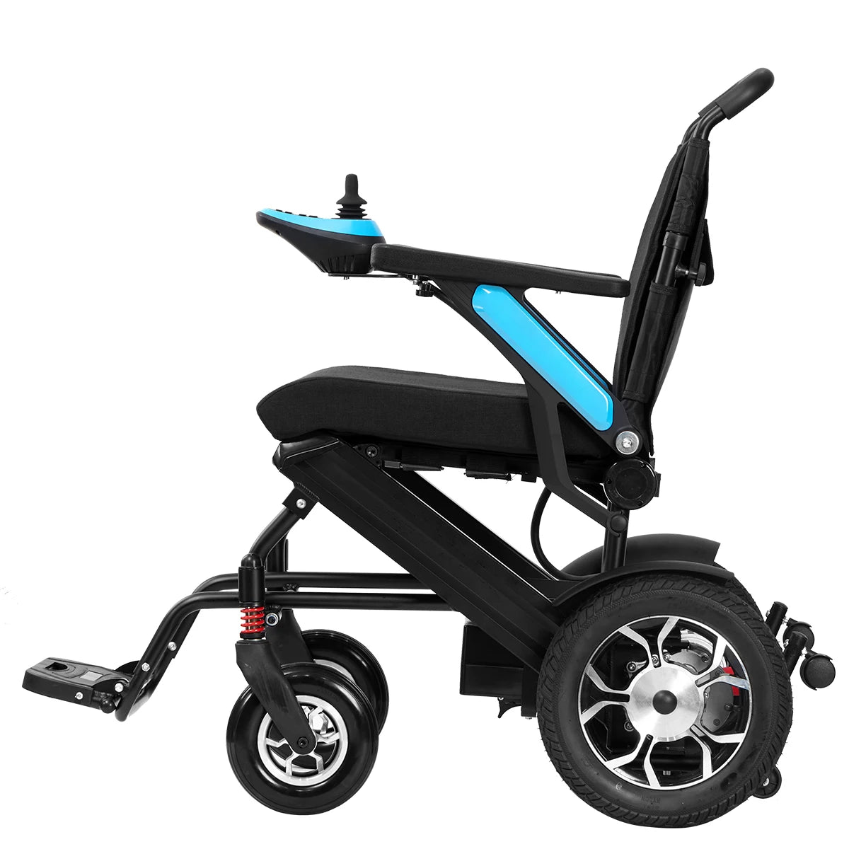 High Quality Popular Products All Terrain Lightweight Wheelchair Portable Foldable Aluminum Electric Wheelchair for Disabled