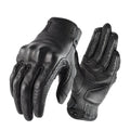 Goat Leather Motorcycle Gloves Men Touch Screen Riding Gloves Full Finger Breathable Non-slip Motorbike Motocross Gloves Yellow