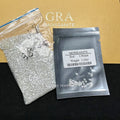 Round Cut Melee Moissanite 0.7-3.0mm DEF/VVS Loose Small Size Moissanite Stones for Jewelry Making