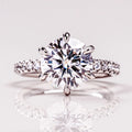 Goldleaf Custom Personalized Engagement Rings D VVS Moissanite Diamond Ring 14K Gold Wedding Moissanite Diamond Ring