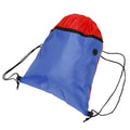 Custom Cheap Polyester Drawstring Gym Sport Bag Letter Pattern Sports Draw String Backpack for Gym and Sports-Shopping Bag