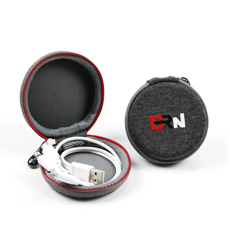 Mini Stylish Electronic Accessories Storage EVA Case Fit Earbuds and Earphone