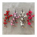 Chimonanthus Praecox Artificial Flowers Decorative Branches and Trunks for Christmas Graduation Mother's Day Decorations