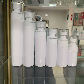 Cosmetic Container 30ml PET Airless Mini Travel Plastic Fine Mist Airless Bottle
