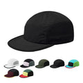 Custom Quick Dry Mesh Nylon 5-Panel Camping Cap Unstructured Waterproof Adjustable Solid Outdoor Cycling Adventures Unisex Four