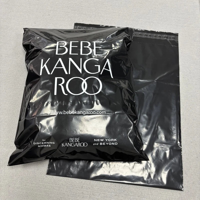 Large Size Poly Mailer Shipping Bag Eco Friendly Plastic Bags for Shipping Clothes Black Poly Shipping Bags Custom Logo