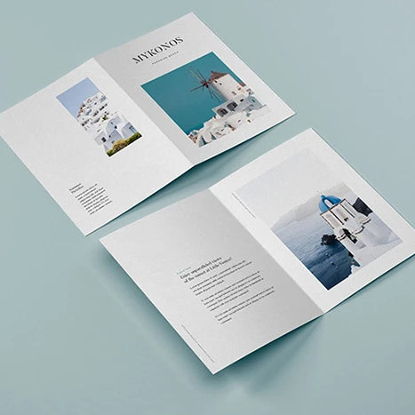 Custom Made Advertising Promotion Catalogue Printing Flyers Card Featuring Custom Own Brand Folded Flyers