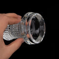 Wholesale Transparent Color Small Travel Glass Head Shisha Glass Crystal Hookah Bowls With Filter