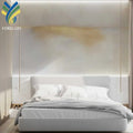 YKMM 266 Modern Abstract Mural Wallpaper 3D Golden Marble White Gold Wall Murals Waterproof Design Graphic Solution Capability