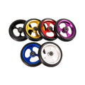 Sturdy and Durable Sports Wheelchair Front Wheel 5-Inch High-Speed Bearings Aluminum Alloy Rubber Casters