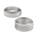 6~10cm Perforated Cake Circle Aluminum Mousse Jelly Circle Height 3.5cm  Customized Baking Utensils