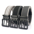 Men's Leisure Waist Canvas Belt 3.8cm Daily Wear Double-Pin Youth Jeans Fabric Belts