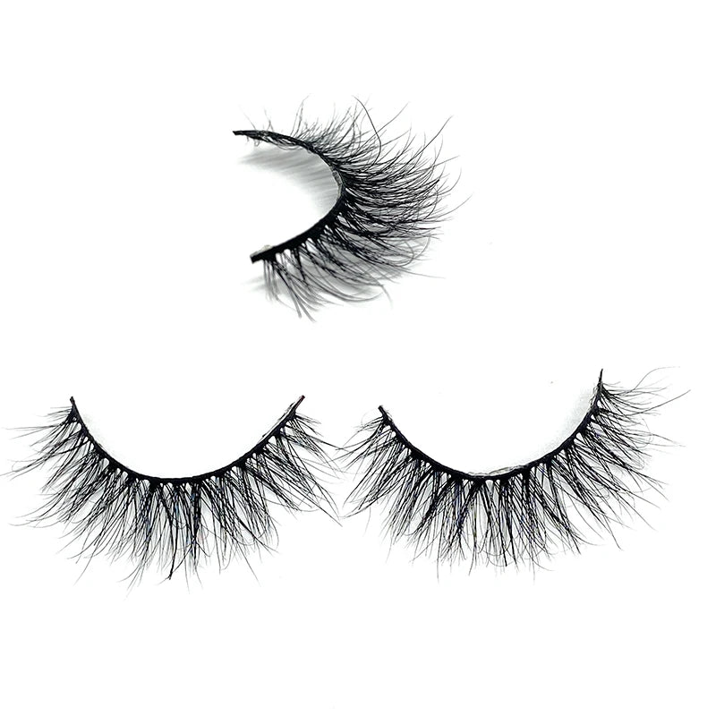 Best Selling Full Strip Lashes Wispy 3d Mink Eyelashes Wholesale Lashes Vendor With Custom Lashes Packaging