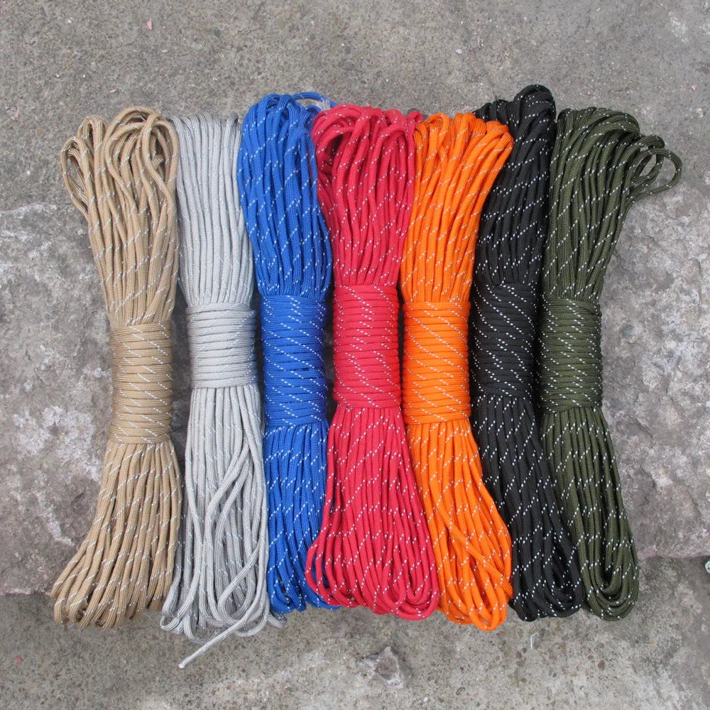 Outdoor 4mm Nylon for Paracord 550 Parachute Camping & Hiking Rope